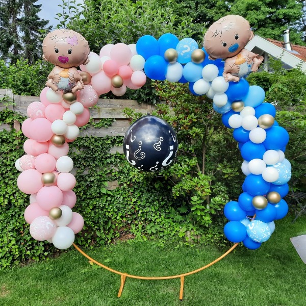 Gender reveal ballonnenboog Gender reveal ballonnenboog