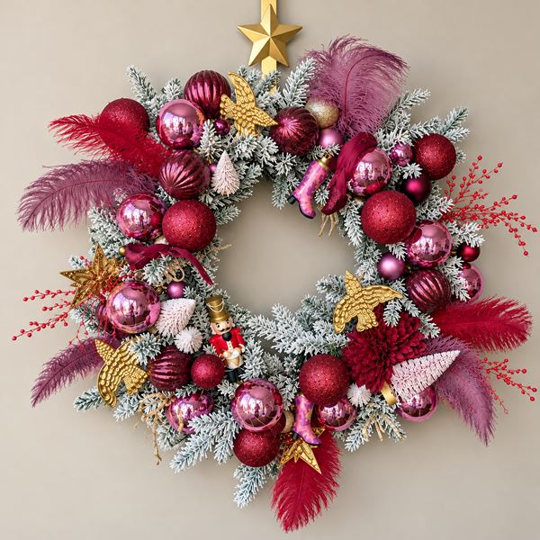 Kerstkrans Showgirl 70 cm Kerstkrans Showgirl 70 cm