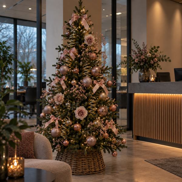 Kerstboom Snow Pink (215 cm) Kerstboom Snow Pink (215 cm)