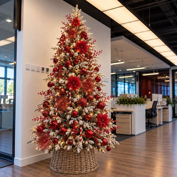 Kerstboom Snow Red (215 cm) Kerstboom Snow Red (215 cm)