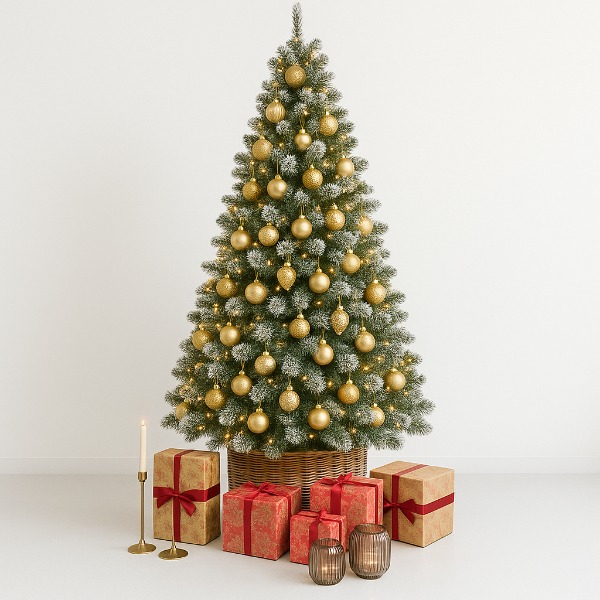 Kerstboom Snow Gold (215 cm) Kerstboom Snow Gold (215 cm)