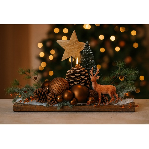 Tafeldecoratie rudolph 