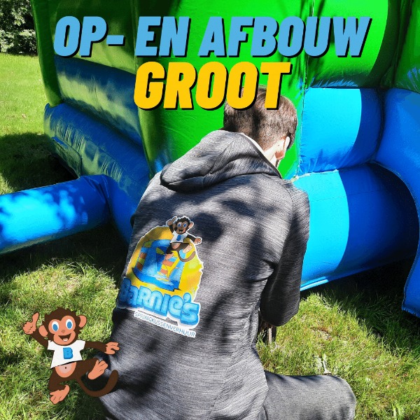 Op- en afbouwservice (stormbaan 20 meter)