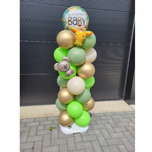 Ballonnen Pilaar - Jungle Thema (baby)