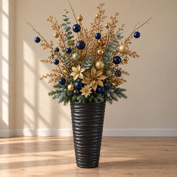 Kerst vaas Royal Blue